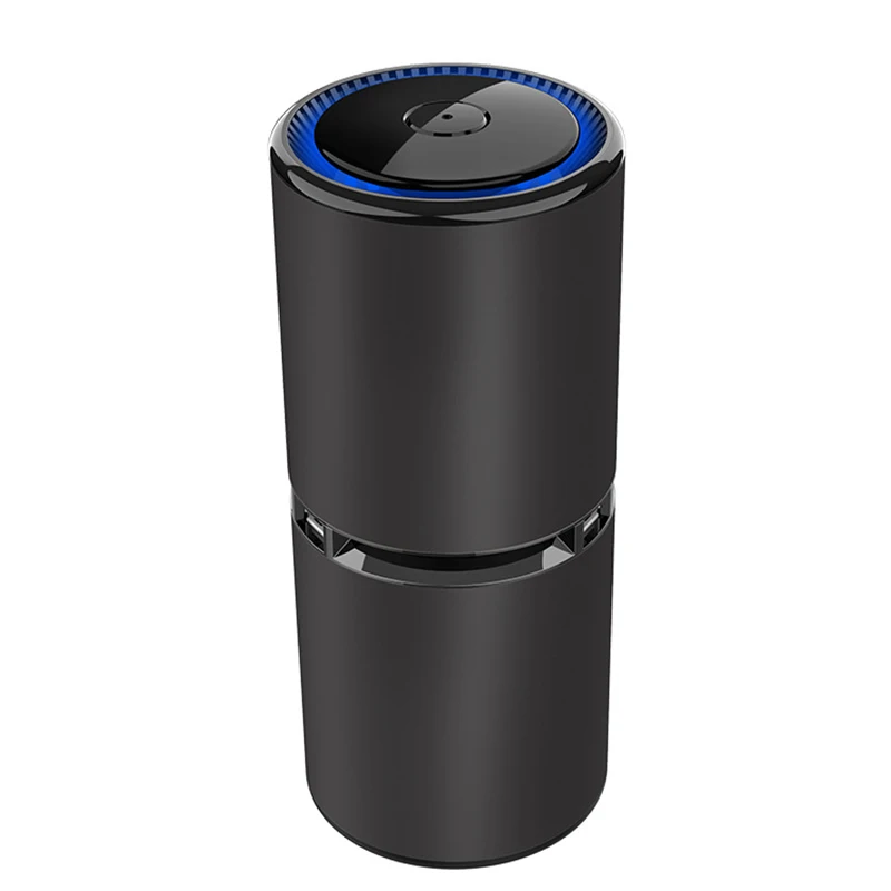 

Car Air Purifier Mini Portable Negative Ion Air Purifiers With Dual Usb Night Light Anion Air Freshener Best For Home