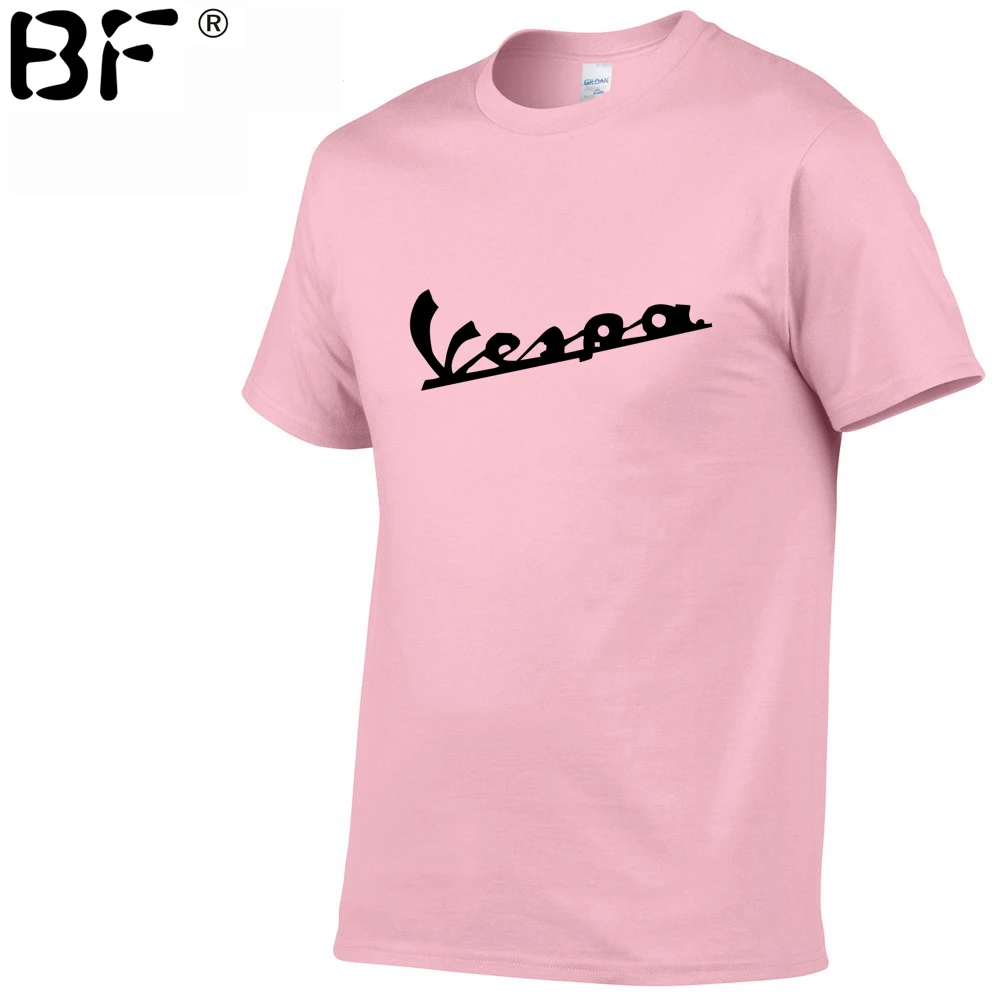

Vespa T Shirt Men 2017 Funny Vespa T-shirt 100% Cotton Summer Short Sleeve Round Neck Tees Male