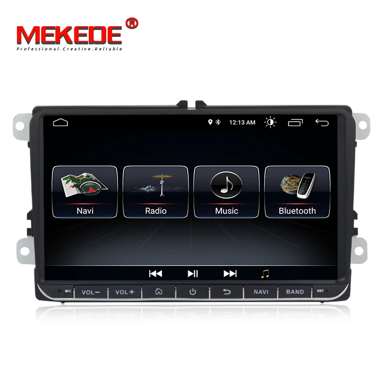 

MEKEDE 2Din 9'' Android 8.1 Quad core Car radio GPS navigation Player For pOLO PASSAT Golf Skoda Seat Fabia free shipping
