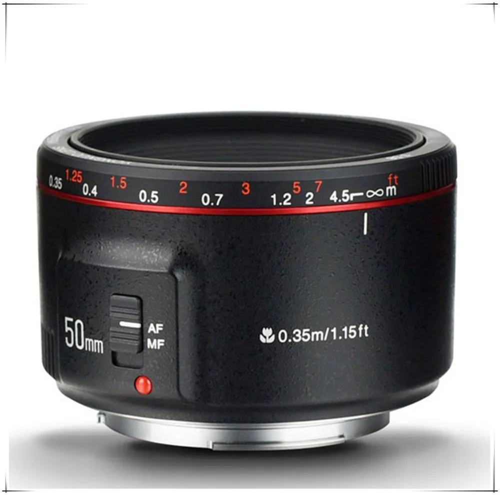 Объектив YONGNUO YN50mm F1.8 II с большой апертурой и автофокусом для Canon с эффектом боке объектив камеры для Canon EOS 70D 5D2 5D3 600D