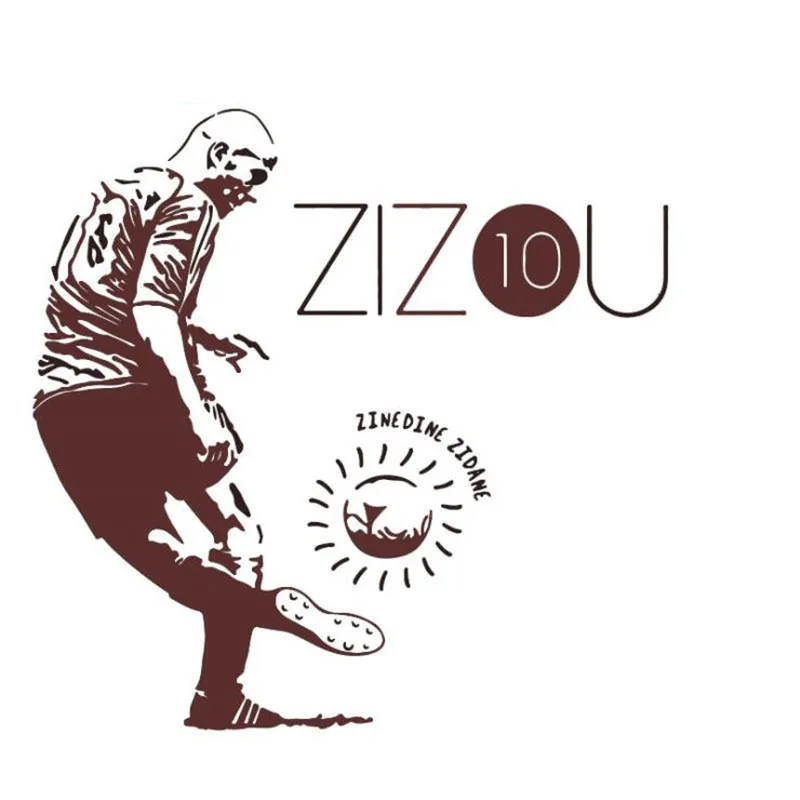 Домашний Декор Гостиная Zidane Rooney Beckham Ronaldo большие наклейки на стену украшение