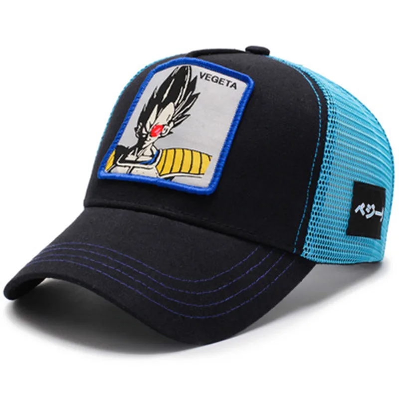 2019New Fashion Dragon Ball Baseball Caps Men Breathable Mesh Snapback Caps Sun Hat For Women bone Casquette Hip Hop cap Dad Hat