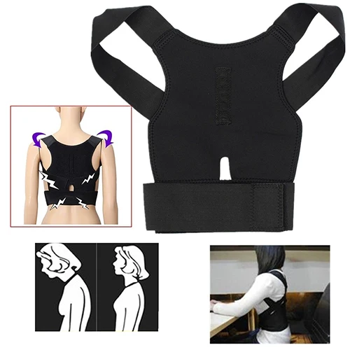 

Joylife Magnetic Corset Back Posture Corrector Brace Back Shoulder Support Posture Correction Belt for Men Women Students