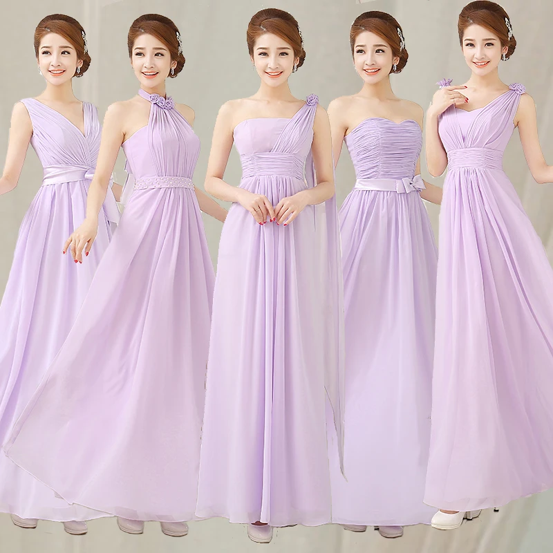 pastel purple prom dresses