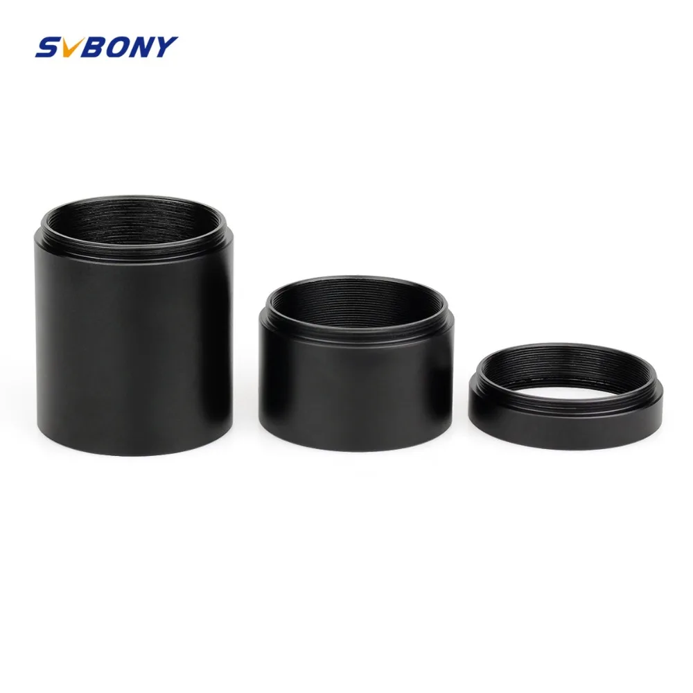 SVBONY M42x0.75 تمديد أنبوب عدة T2 موضوع ل أحادي تلسكوب فلكي العدسة كاميرا الموسعة البؤري F9167 SVBONY M42x0.75 تمديد أنبوب عدة T2 موضوع ل أحادي تلسكوب فلكي العدسة كاميرا الموسعة البؤري F9167