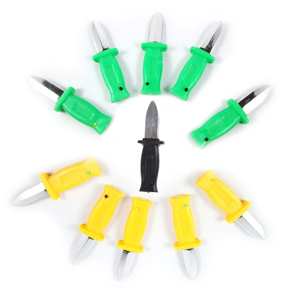 Joke Magic Plastic Retractable Knife Halloween Props Toy Slide Dagger