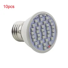 10 шт. красный синий свет Крытый теплицы светодиодные лампы для выращивания гидропоники системы аквариума растительный цветок растущий свет