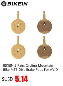 BIKEIN 2 Pairs MTB Bicycle Hydraulic Disc Brake Pads For Avid Sram Code R Code 2011- Mountain Bike Metallic Disc Brake Pad