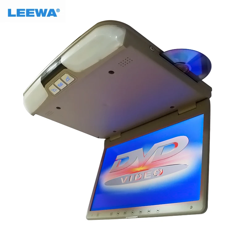 

LEEWA Bus Car 15.6" 15.6 inch Roof Mount LCD Monitor with Built-in DVD Player FM USB/SD Solt 3-Color Gary Black Beige #CA3321