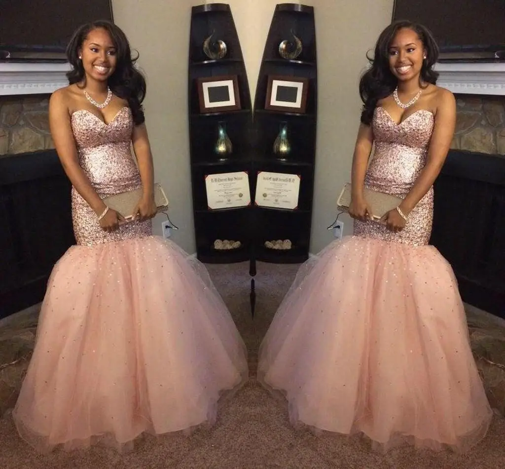 Peach Pageant Dress