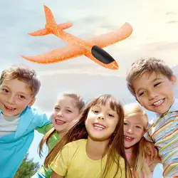 Горячая продажа самолет ручной метания наружное, спортивное, игрушечное модель ручной планер Красочные Дети NSV775