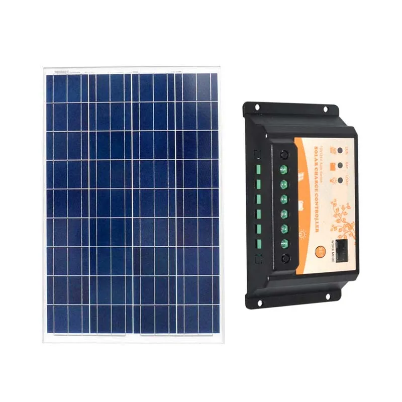 Solar Pane Kit 100w Solar Charge Controller 12v/24v 10A Chargeur Solaire Motorhome Camping Car Caravane Motorhome Caravan 