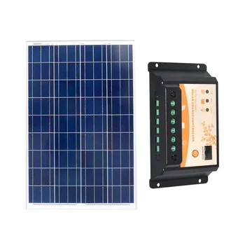 

Solar Pane Kit 100w Solar Charge Controller 12v/24v 10A Chargeur Solaire Motorhome Camping Car Caravane Motorhome Caravan