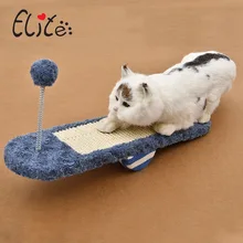 

Elite Cat Scratchers Board Natural Sisal Kitten Scratching Post Mat With Ball Toy For Tower Climbing Tree Pad Pet Cat Furniture