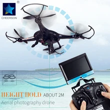 CX-32C Quadcopter Drone Dengan kamera 2MP 2.4 GHz Cheerson 4CH 6-Axis gyro Helicopter dengan LED cahaya Hight Tahan pesawat RC mainan