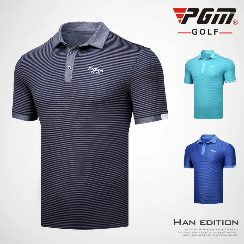 

2018 New Golf Suits Men's Short Sleeved T-shirts Summer Breathable Sen's Jerseys Fast Drying Clothes Size M-XXL