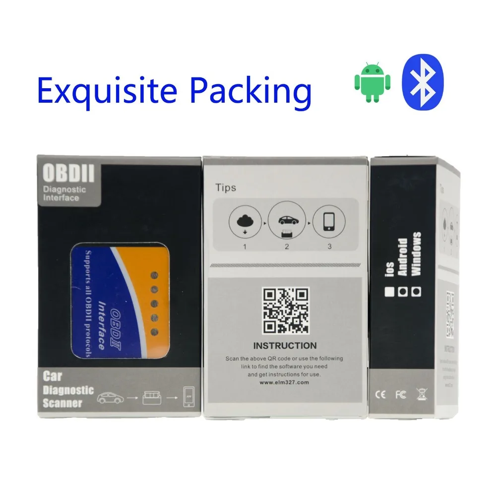 Супер Мини ELM327 Wi Fi Bluetooth V1.5 OBD2 OBDII код читателя ELM 327 диагностики авто сканер