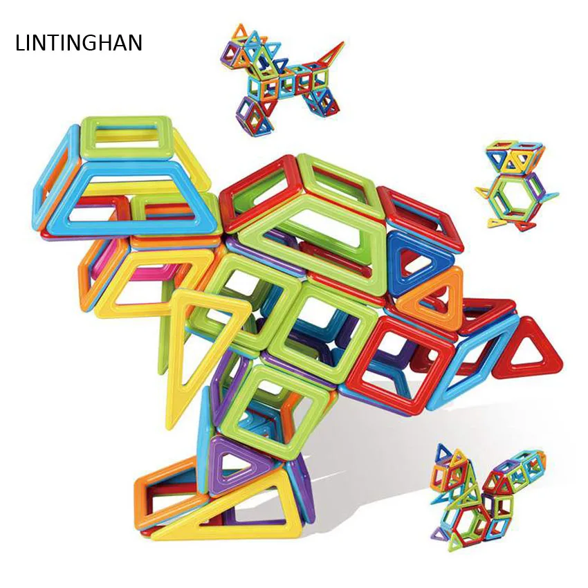 Puzzle creative DIY building a variety of building blocks children s toys gift magnetic piece boxed 2