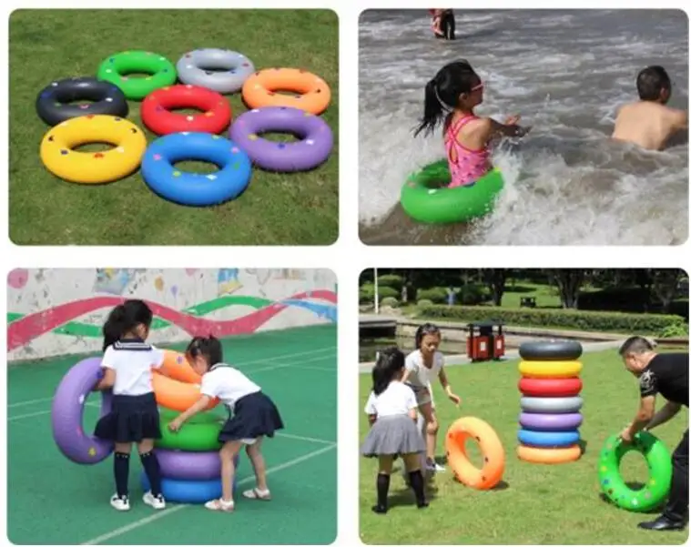 Giant Tyre Tube Rolling Tire Race Game Inflatable Tire