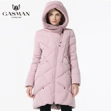 GASMAN  New Winter Collection  Fashion Hooded Women Parkas