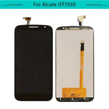 

3PCS For Alcatel Pop S9 OT7050 OT7050Y 7050 LCD Display Assembly Complete Digitizer with touch Screen with free shipping