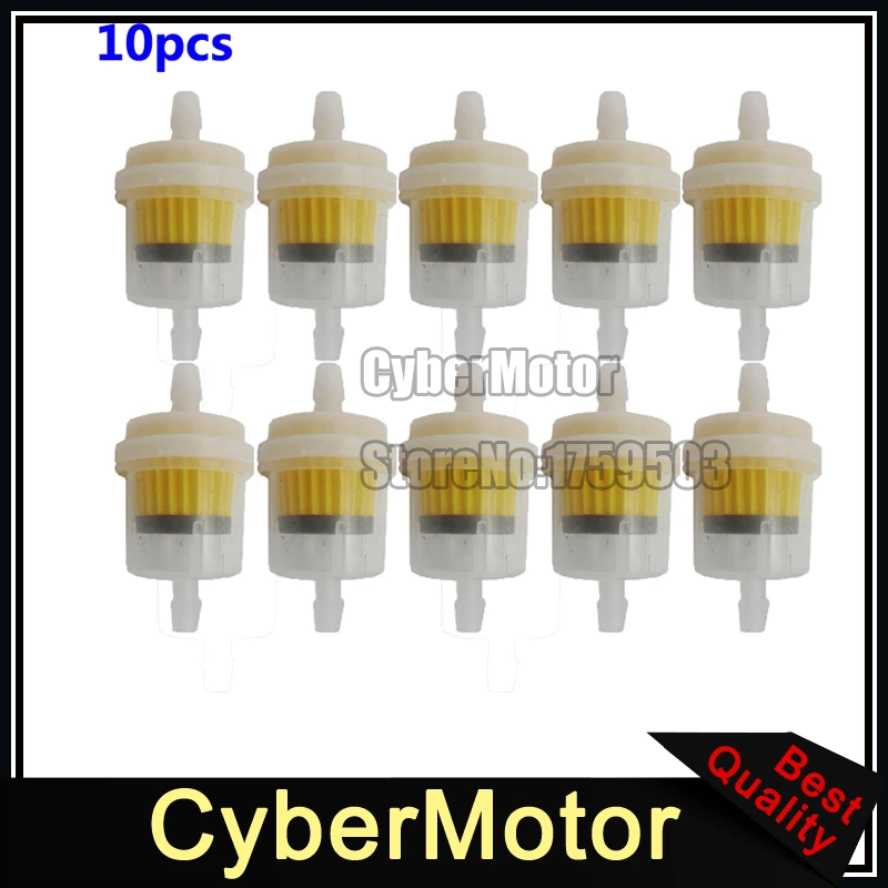 Motorcycle Petrol Gas Inline Fuel Filter For Dirt Pit Trail Bike 4