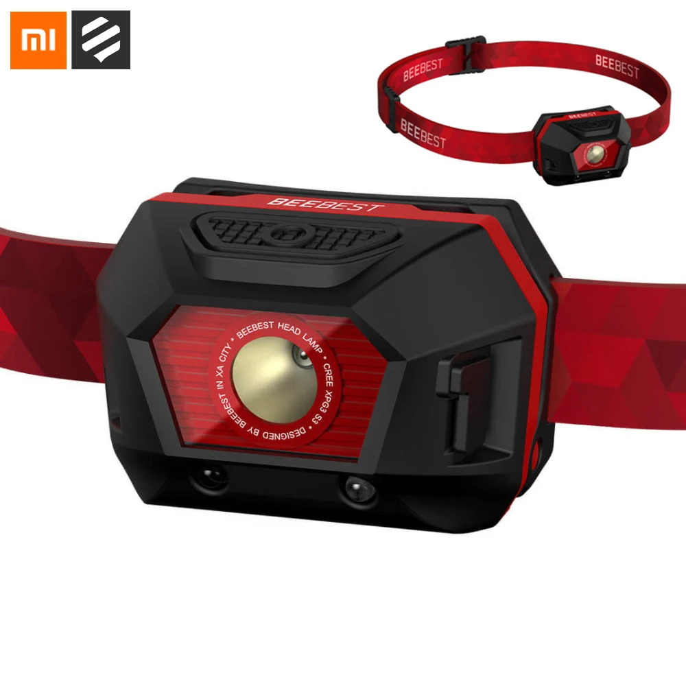 

Original Xiaomi Beebest Portable Outdoor LED Headlight CREE Beads Flash Light Waterproof Lightweight Convenience for Headlights