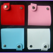 1X Синтетическая кожа держатели для папок чехлы сумка альбом рукав для ногтей пластины шаблон наклейки для ногтей доступны разные цвета