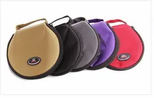 Free Shipping DVD storage case Disc DVD VCD DJ Storage Leather Wallet Album Bag Hard Box Double side Mixed color