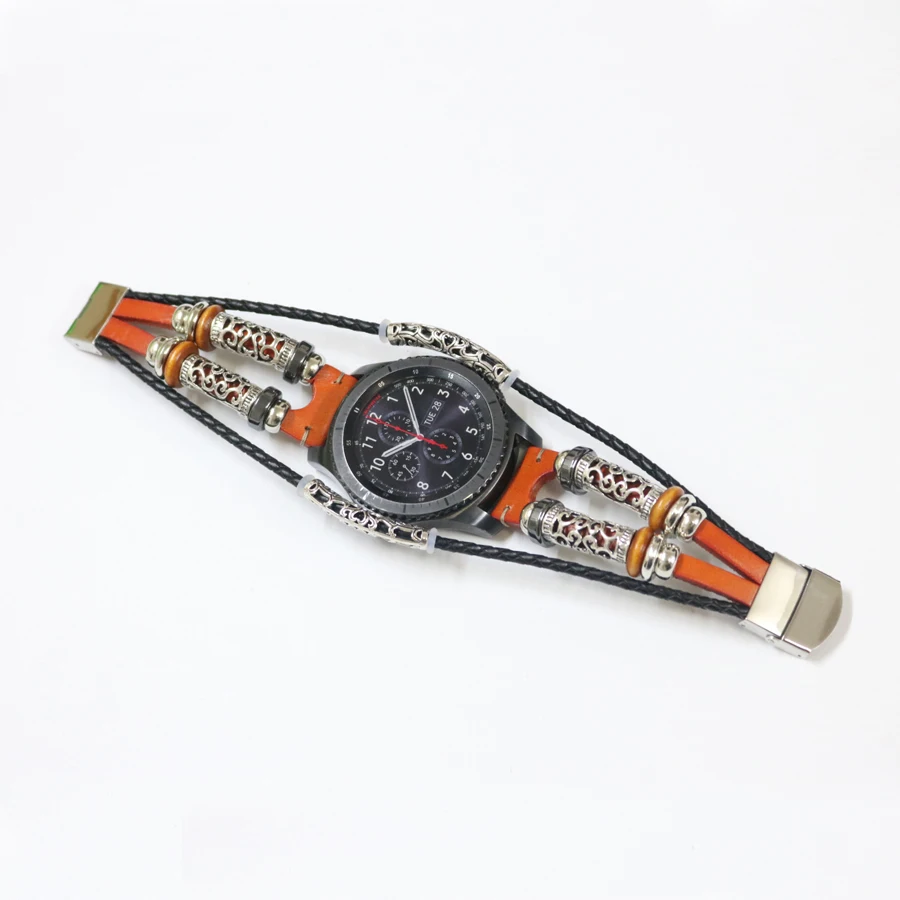 Ремешок для часов Amazfit Stratos 22 мм кожаный браслет Xiaomi GTR 47 мм/Pace Samsung Galaxy Watch