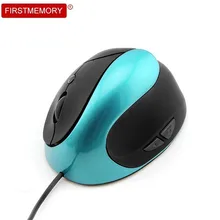 Wired Vertical Mouse Ergonomic Computer Mause 800/1200/1600DPI Right Hand Optical Gaming Mice With Mouse Pad Kit For PC Laptop