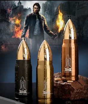 

Creative 350ml 500 mL Stainless Steel Thermos Bottle Bullet Shaped Vacuum Flask Cup Travel Water Bottle Outdoor Sports Drinkware
