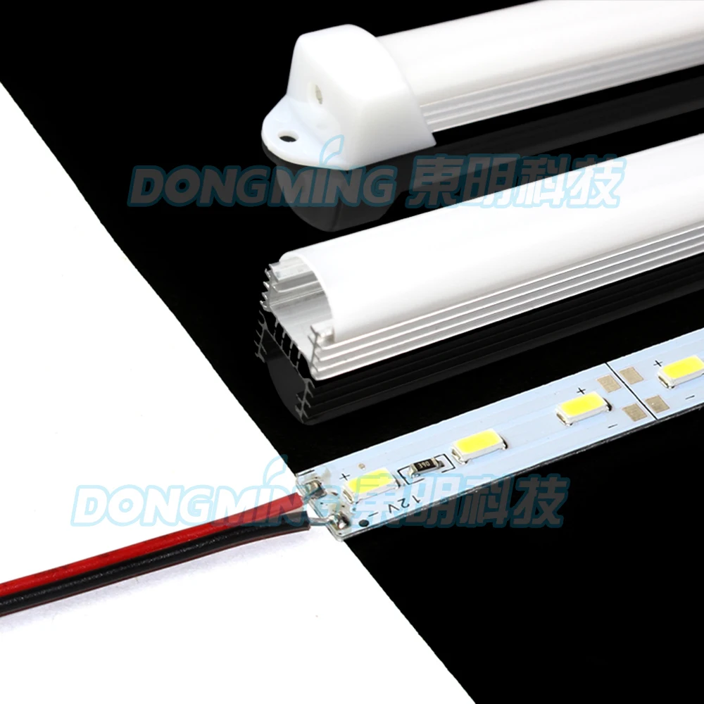 Светодиодная лента 5630 smd 36 светодиодов 50 см с U алюминиевым профилем + крышка из