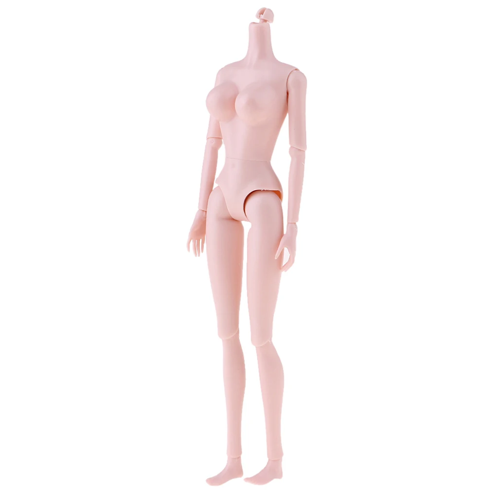 1/6 BJD Female Doll Big Bust Body DIY Body Parts High Quality Plastic Toy Ball Jointed Dolls Body for Children