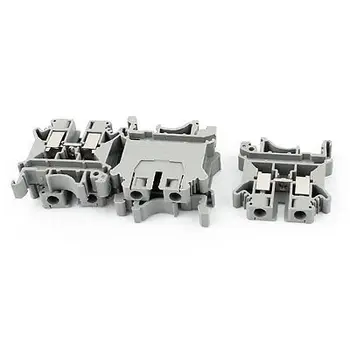 

IEC947-7-1 6-10mm2 Wire Plastic DIN Rail Mount Clamp Terminal Block 5PCS