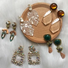 Ztech Za 32 стильные винтажные Висячие серьги для женщин, модные Кристальные богемные массивные серьги-капли с металлической бахромой, ювелирные изделия