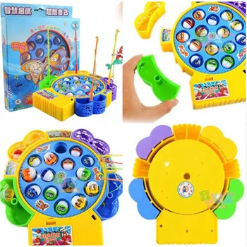 

Baby Educational Toys Fish musical Magnetic Fishing Toy Set Fish Game Educational Fishing Toy Child Birthday/Christmas Gift