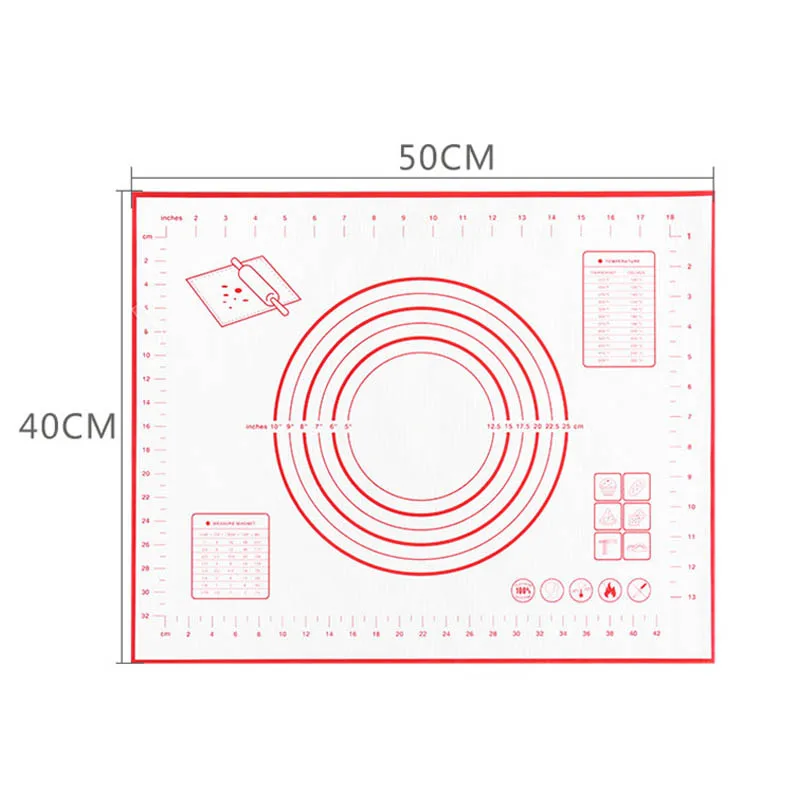 Силиконовые коврики для выпечки лист тесто для пиццы антипригарный чайник держатель Кондитерские Кухонные гаджеты приготовления