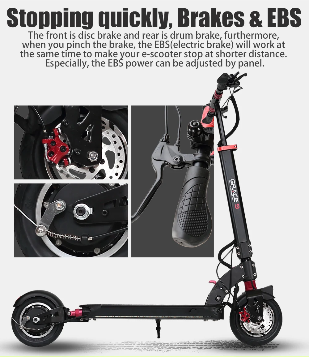 Macury GRACE9 электрический скутер GRACE 9 Ховерборда 2 колеса 8 дюймов 48V600W взрослых Zero 9 8,5 легкий мини складной ZERO9 T9