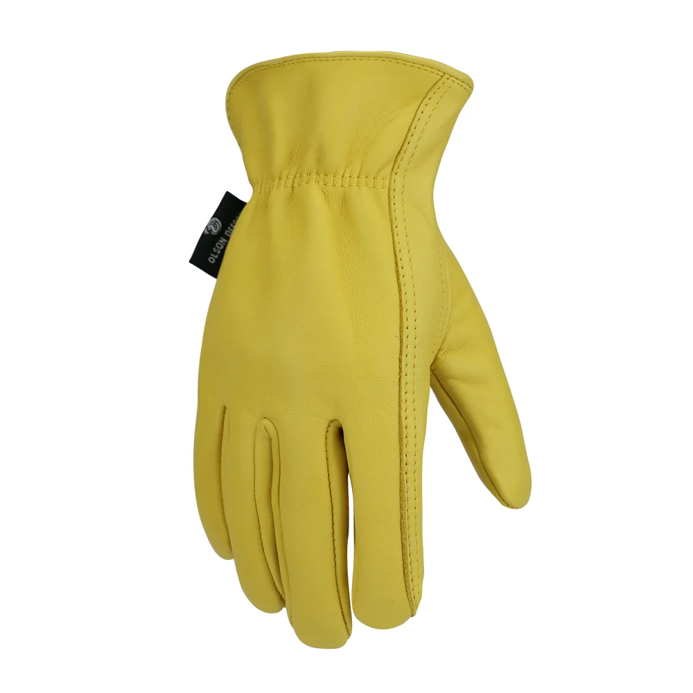Cheap Leather Working Glove Genuine Sheepskin Flexible Soft Driving