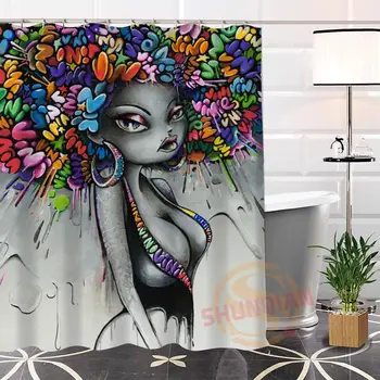 

Hot New Eco-friendly Custom Unique Graffiti art#2 Modern Shower Curtain bathroom Waterproof for yourself H0220-85
