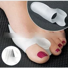 1 пара Силиконовый гель корректор шишки на большом пальце защита для пальца ноги выпрямитель разбрасыватель удобрений формирователь Pad