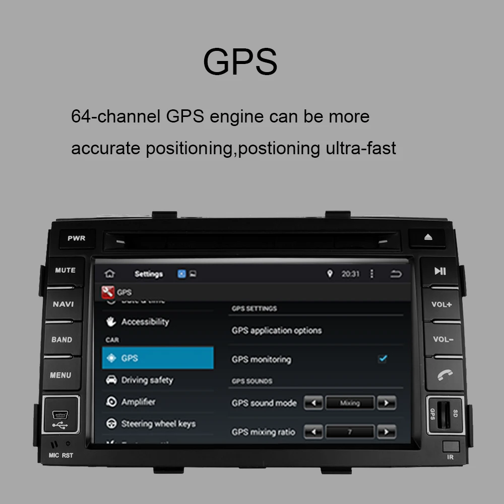  Dvd de coche 4G android 90 para kia sorento 2010-2012 en el salpicadero estéreo del coche gps nagav