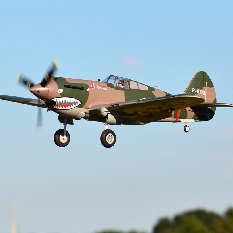 FMS 980 мм P40 P 40 Flying Tiger 6CH с рефлекс гироскопа клапанами 4S PNP High Скорость гоночного