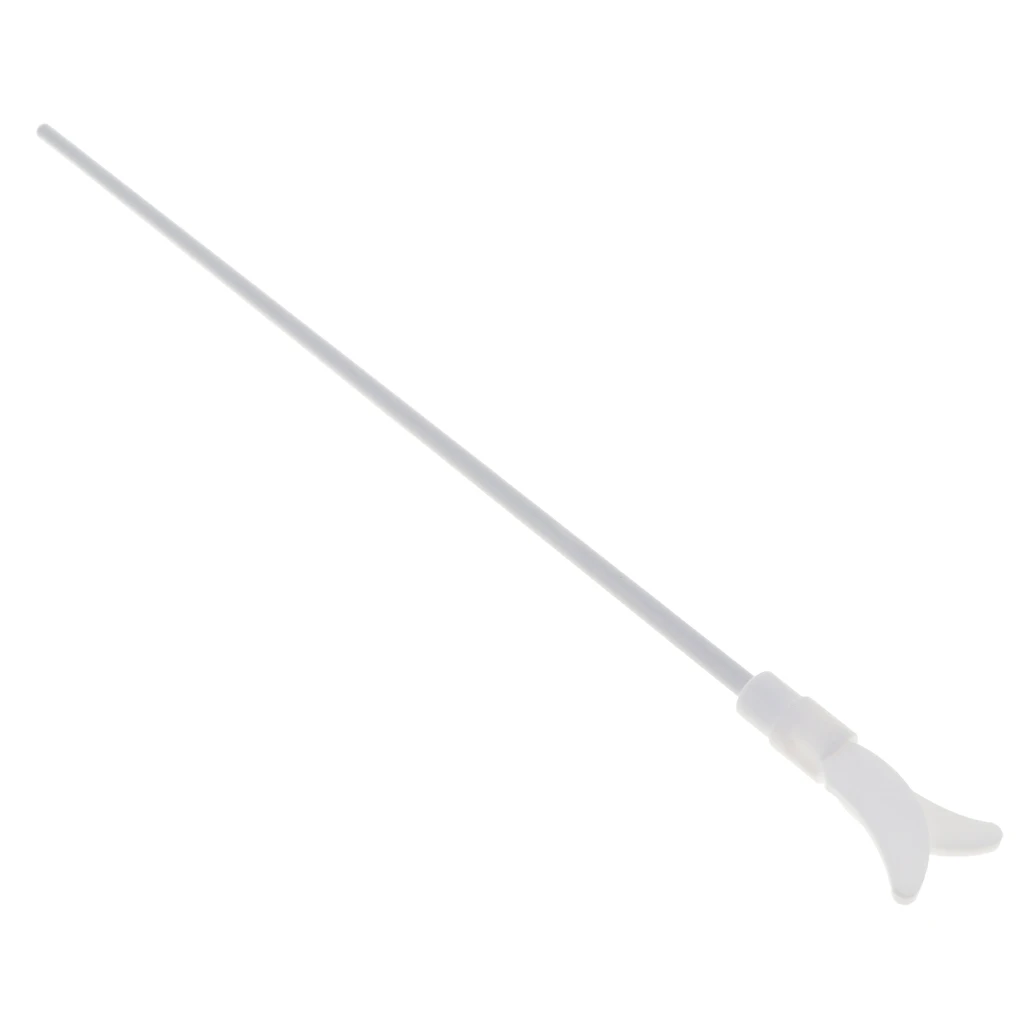 400 mm PTFE Stirring Rod Overhead Stirrer Mixer Shaft w/ 90 mm Dia Foldable Paddle - Lab Flask Utensils Accs