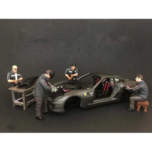 

1/18 Maintenance Workshop Worker Scene Matching Man (without Car)