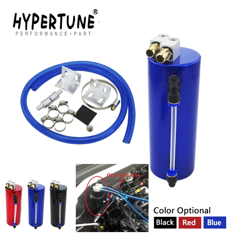 

Hypertune - Universal 350ML Aluminum Racing Oil Catch Tank/Can Round Can Reservoir Turbo Oil Catch can HT-TK62