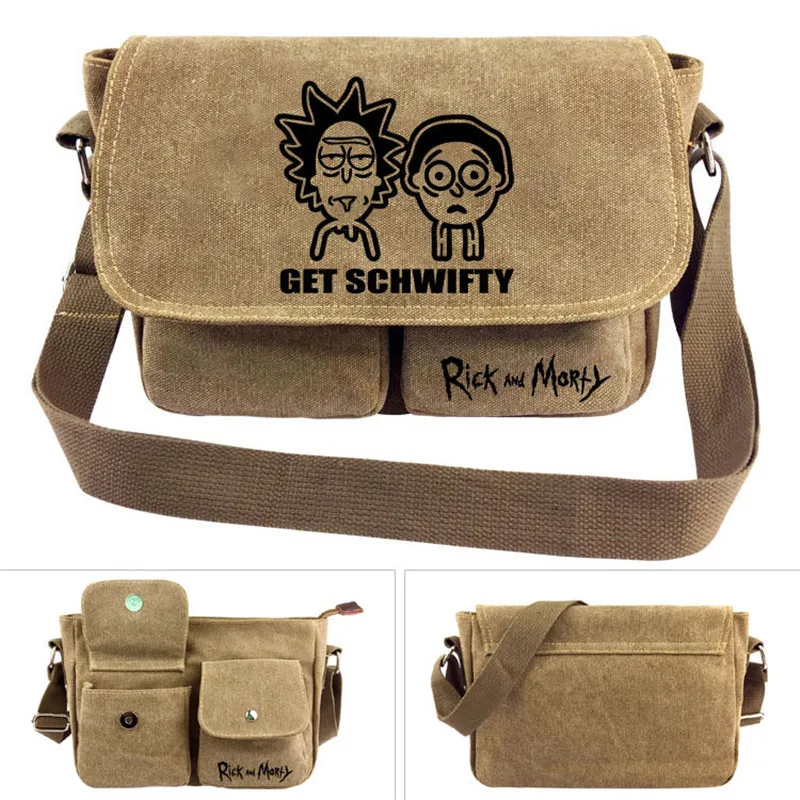 Rick and Morty font b Cross b font body font b Bag b font font b