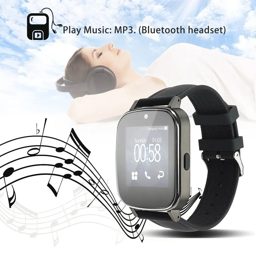 

2PCS Smart Watch Detachable Strap Push Message Pedometer Sleep Monitoring Alarm Clock For Android Phone Wristwatch