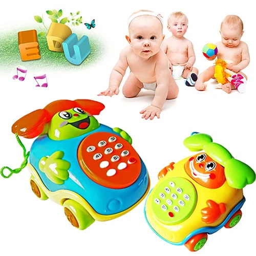 

Music Car Cartoon Buttons Phone Educational Intelligence Developmental Kids Toy
